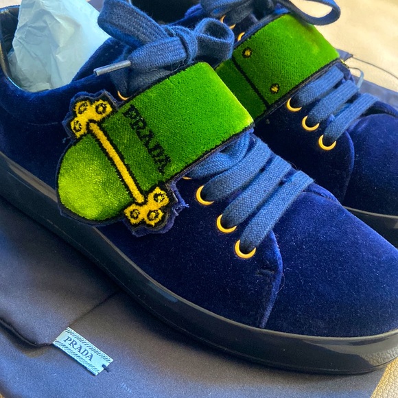Prada Velvet Sneakers - Picture 7 of 7
